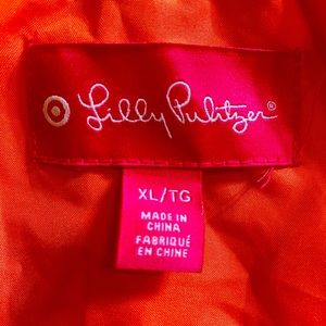 Lilly Pulitzer pink orange dress